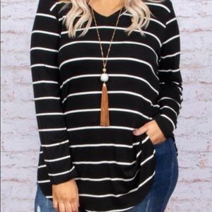 Long Sleeve Striped Shirt